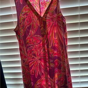 Lilly Pulitzer Pink and Orange Floral Dress